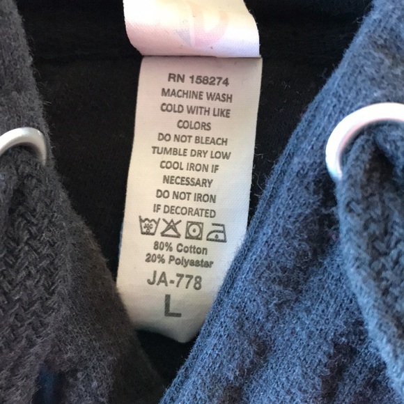 Just Apparel Co. black hoodie, size L - Picture 6 of 6